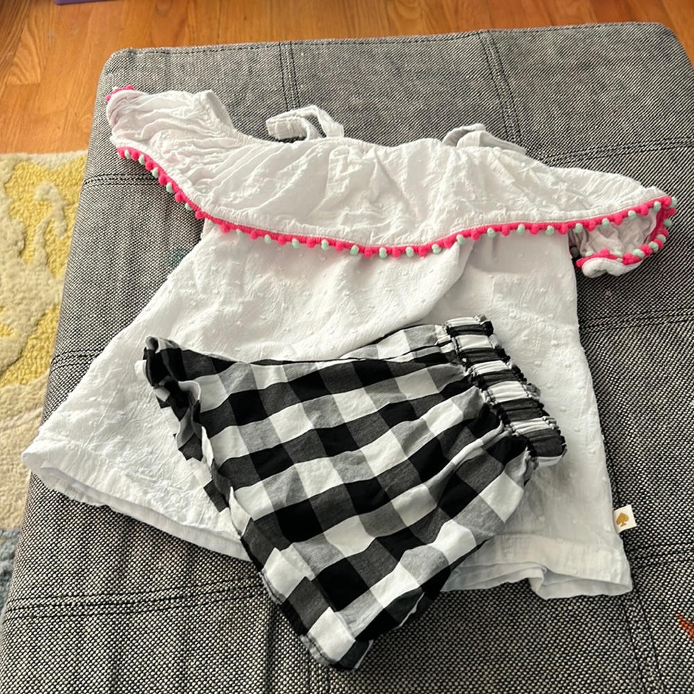 Kate spade sz 4 shorts/top outfit